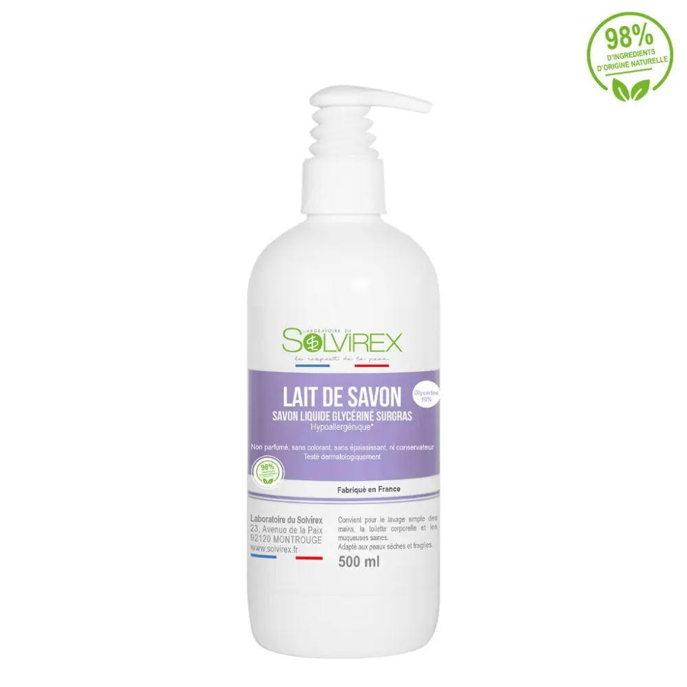 SOLVIREX-LAIT DE SAVON 500 ML