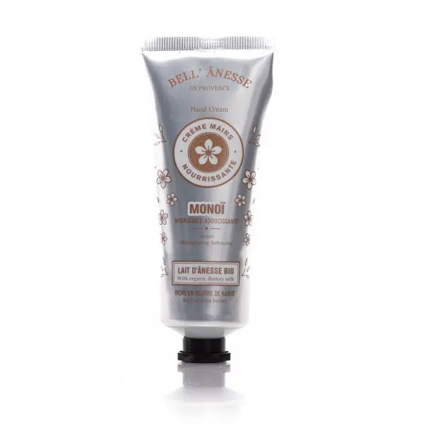 Crème Mains Lait d'Ânesse bio - Monoï