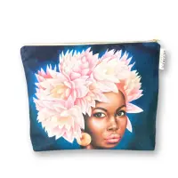 Mzansi-Trading-African-Woman-Collection-WATERLILY-Waschtasche-aus-Canvas-Whimsical-Collection