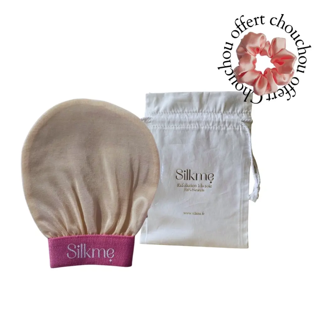 Gant exfoliant en soie Visage Gant exfoliant en soie Visage