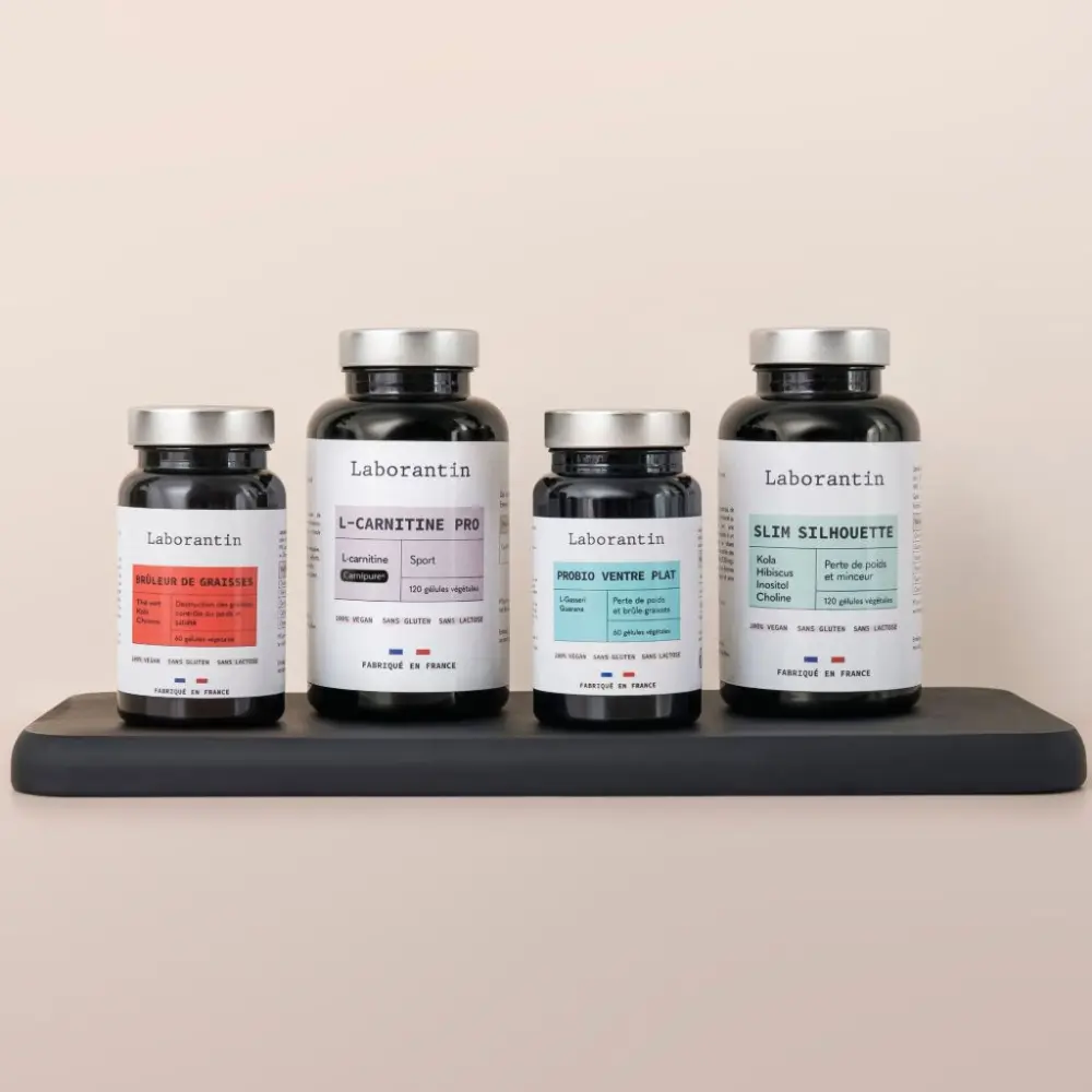 Brûleur de graisses, L-Carnitine Pro, Probio Ventre Plat et Slim Silhouette