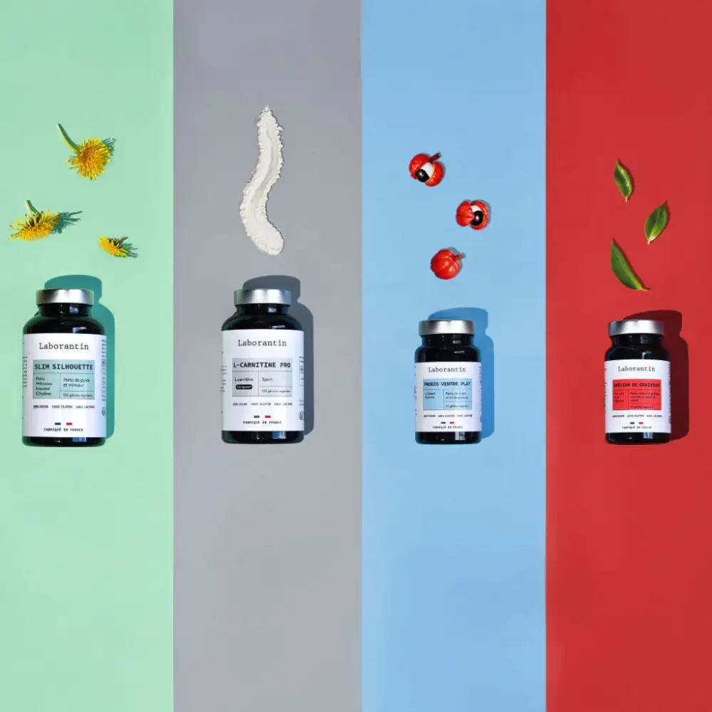 Brûleur de graisses, L-Carnitine Pro, Probio Ventre Plat et Slim Silhouette (1)