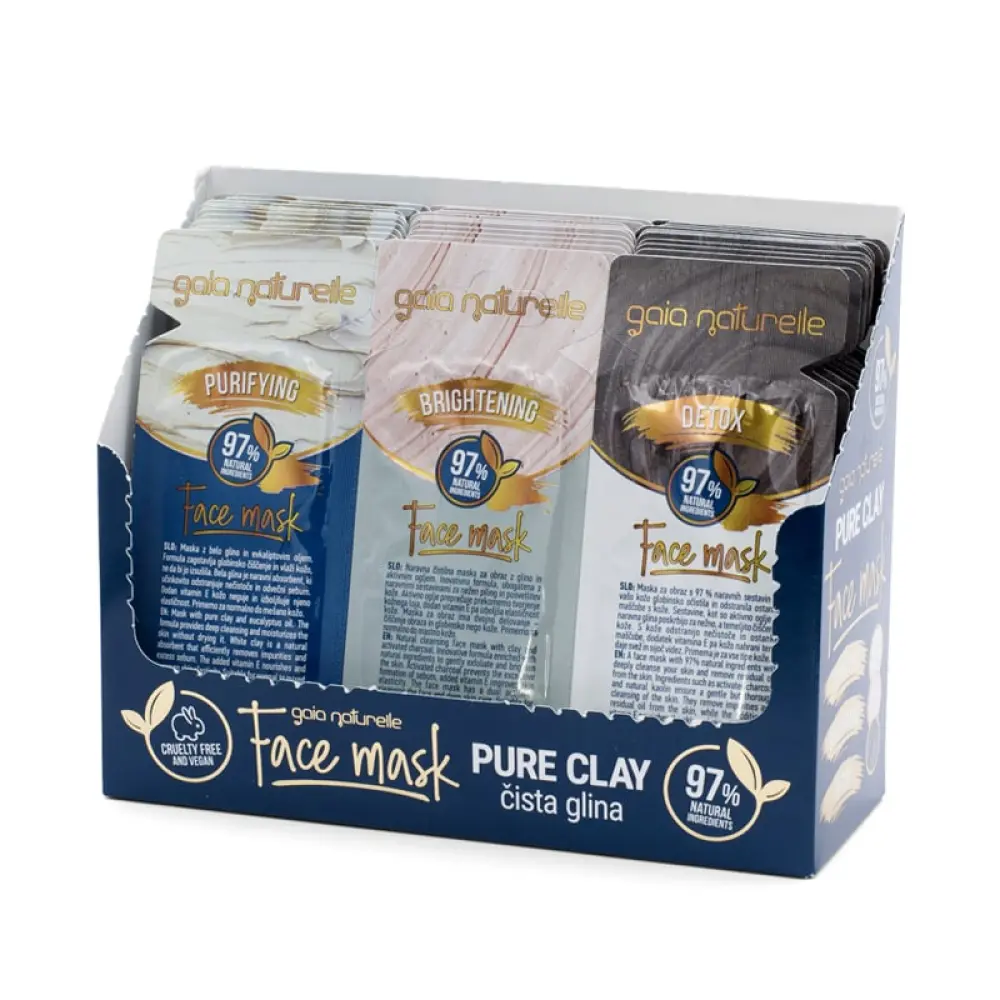 Natürliche Gesichtsmasken 3 in 1 Natürliche Gesichtsmasken 3 in 1