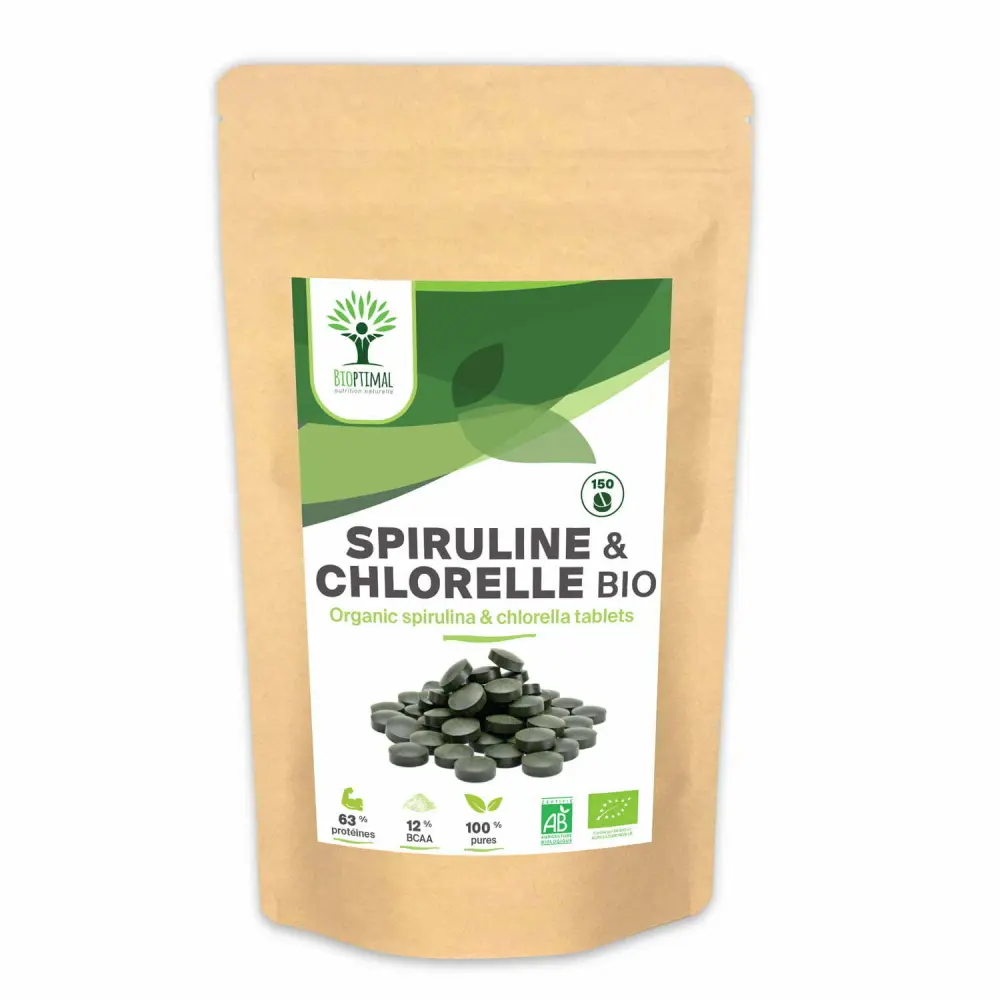 A1-Chlorelle-Spiruline-Bio-150-comprimes-Energie-Detox-Proteines-Fabrique-en-France-Amazon