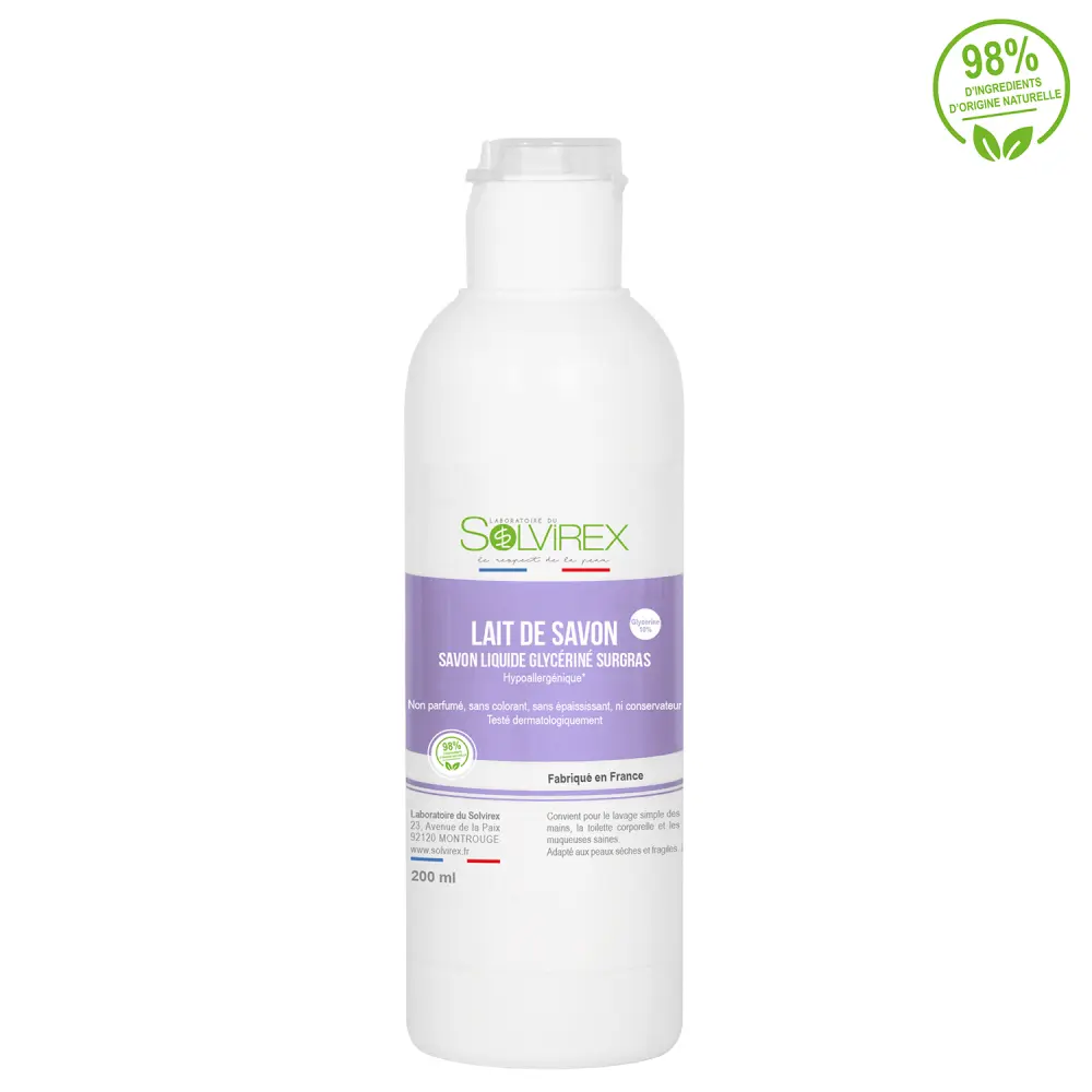 SOLVIREX-LAIT DE SAVON 200 ML