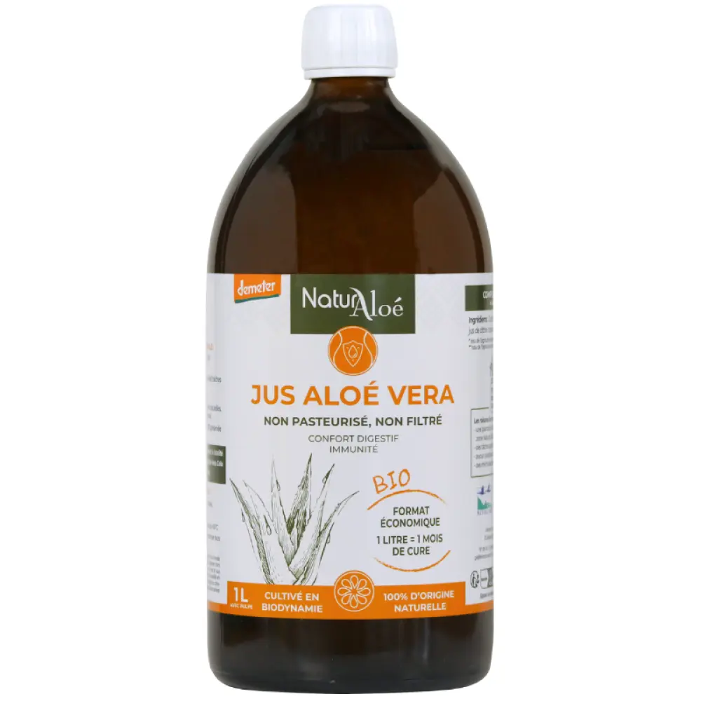 Jus d'Aloé Vera avec Pulpe Non Pasteurisé Jus d'Aloé Vera avec Pulpe Non Pasteurisé