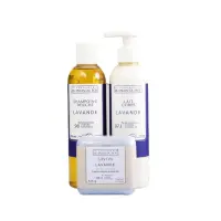 Balade en Provence : Shampoo-Dusche + Körpermilch + Lavendel-Seife Balade en Provence : Shampoo-Dusche + Körpermilch + Lavendel-Seife