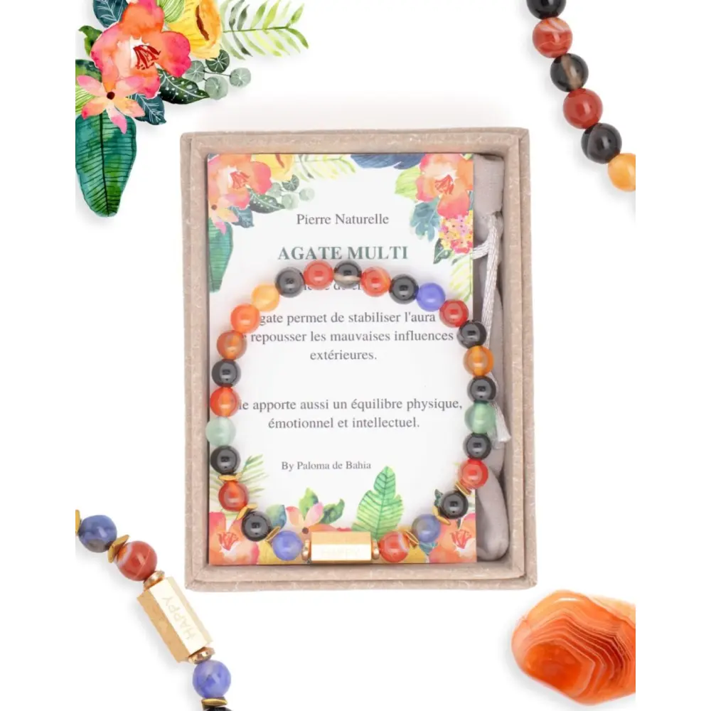 Bracelet-Caixa-Agate-Multi