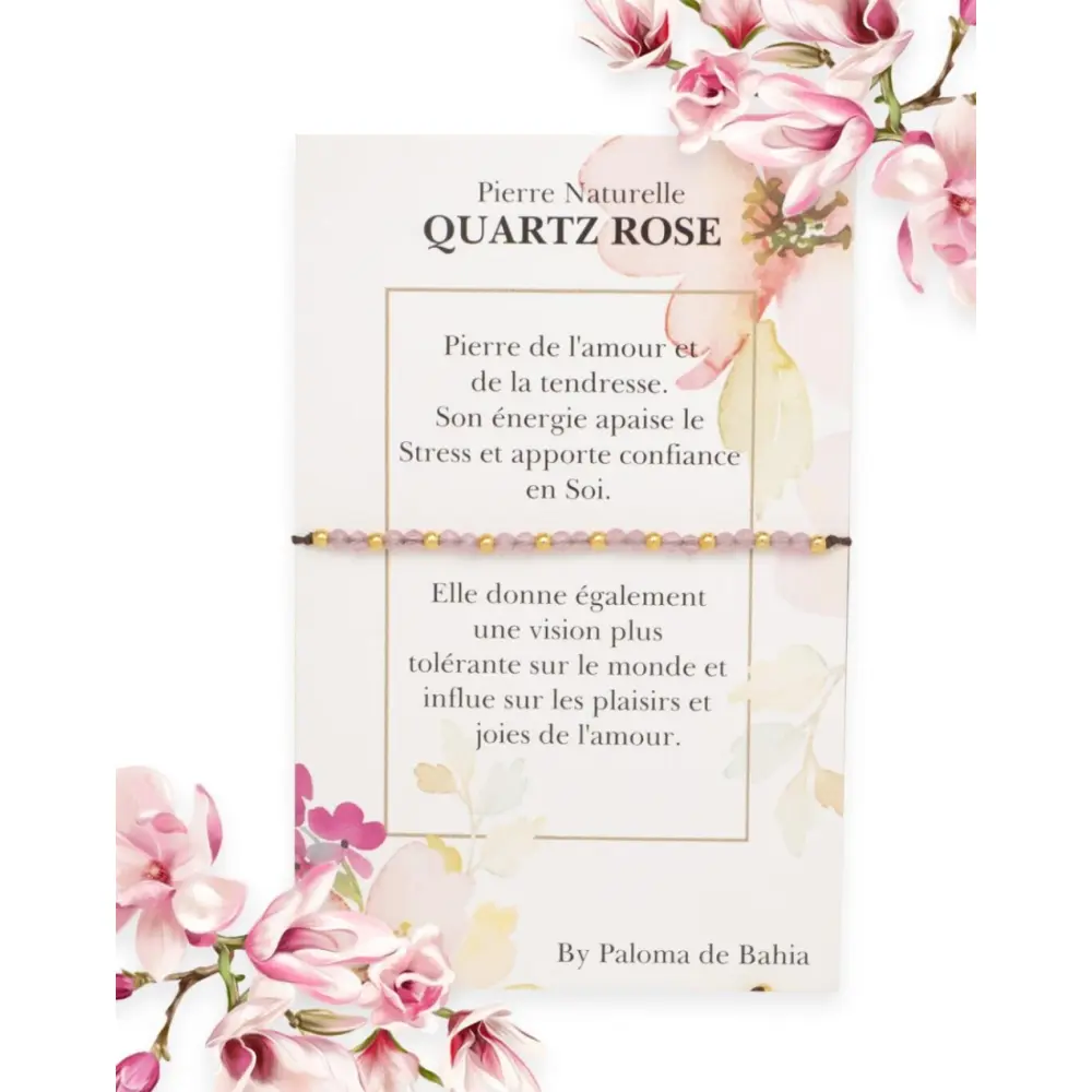 Bracelet-Quartz-rose-cordon