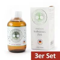 VINETASOL - SET Kolloidales Zink 100ppm / 3 x 250 ml VINETASOL - SET Kolloidales Zink 100ppm / 3 x 250 ml