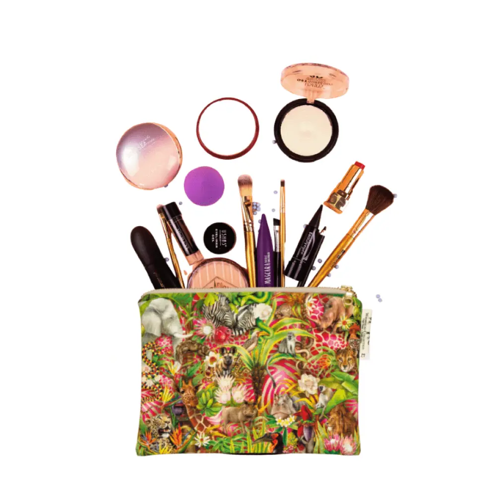 Kosmetiktasche-MakeUpTasche-Schminktasche-Jungle-Safari-Big5-Afrika-7