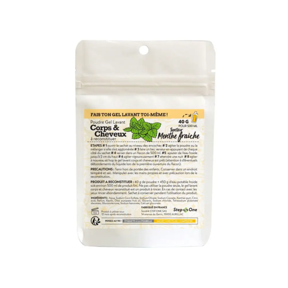 Gel Lavant Menthe Fraîche