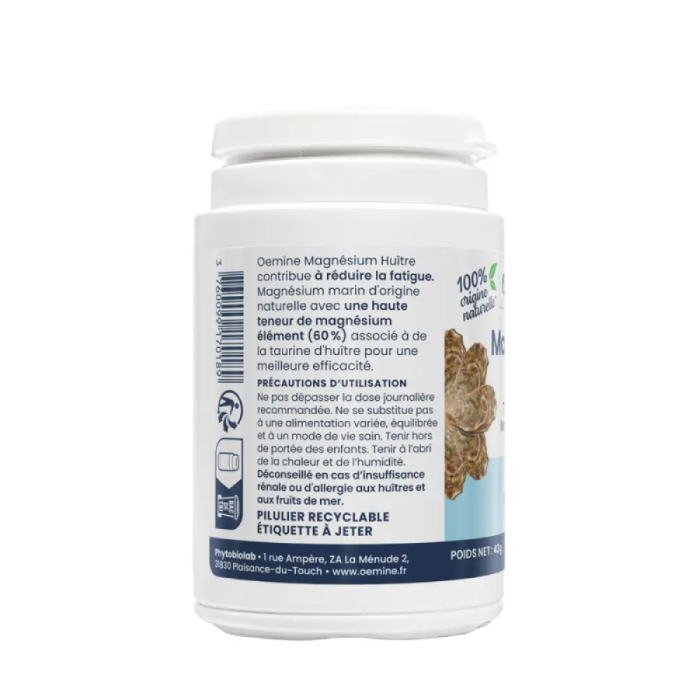 magnésium-huître-oemine