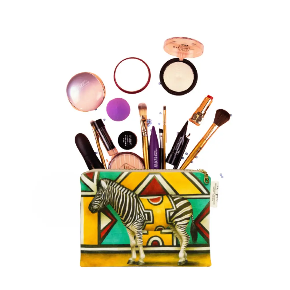 Kosmetiktasche-MakeUpTasche-Wildlife-Ndebele-Zebra-Afrika-1-7