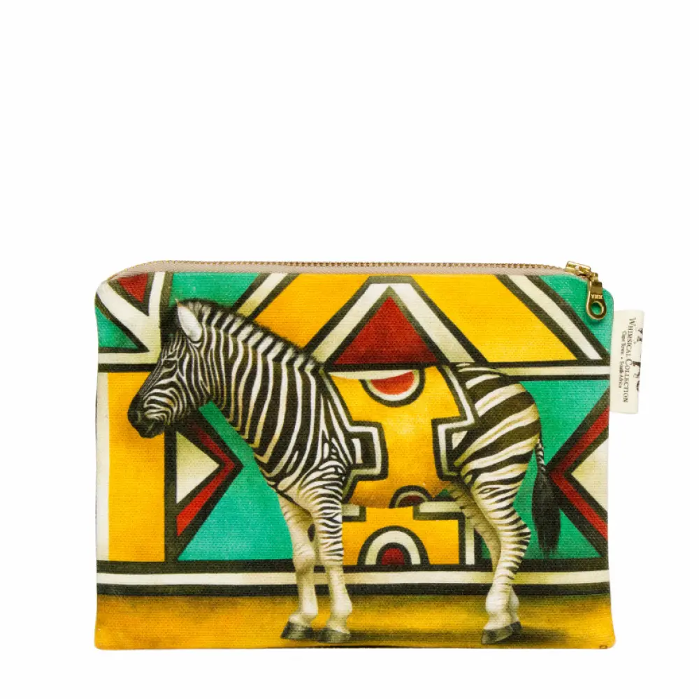 Kosmetiktasche-MakeUpTasche-Wildlife-Ndebele-Zebra-Afrika-1