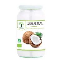 Huile de coco bio - 1000 ml Huile de coco bio - 1000 ml
