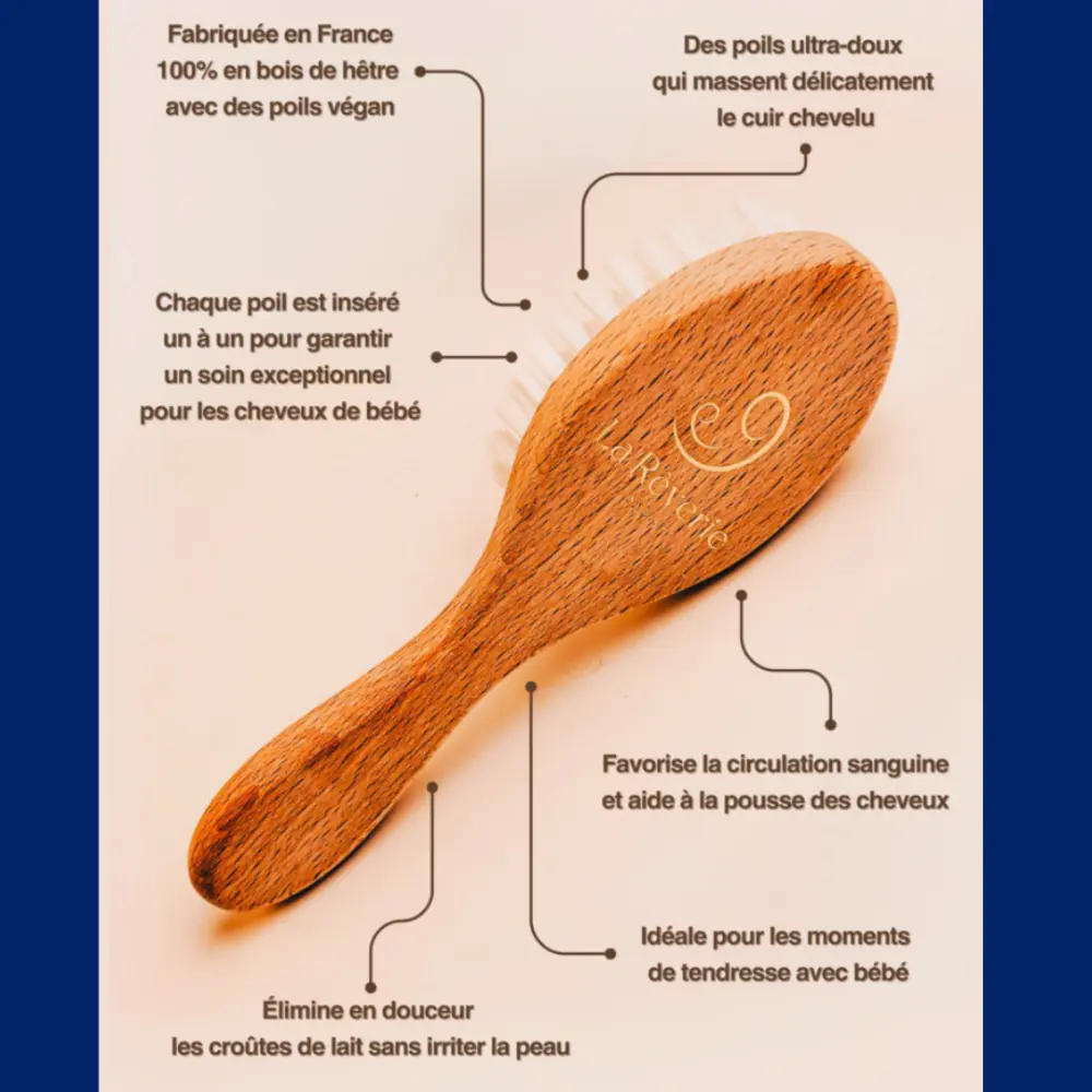 Le details brosse bébé rêvée