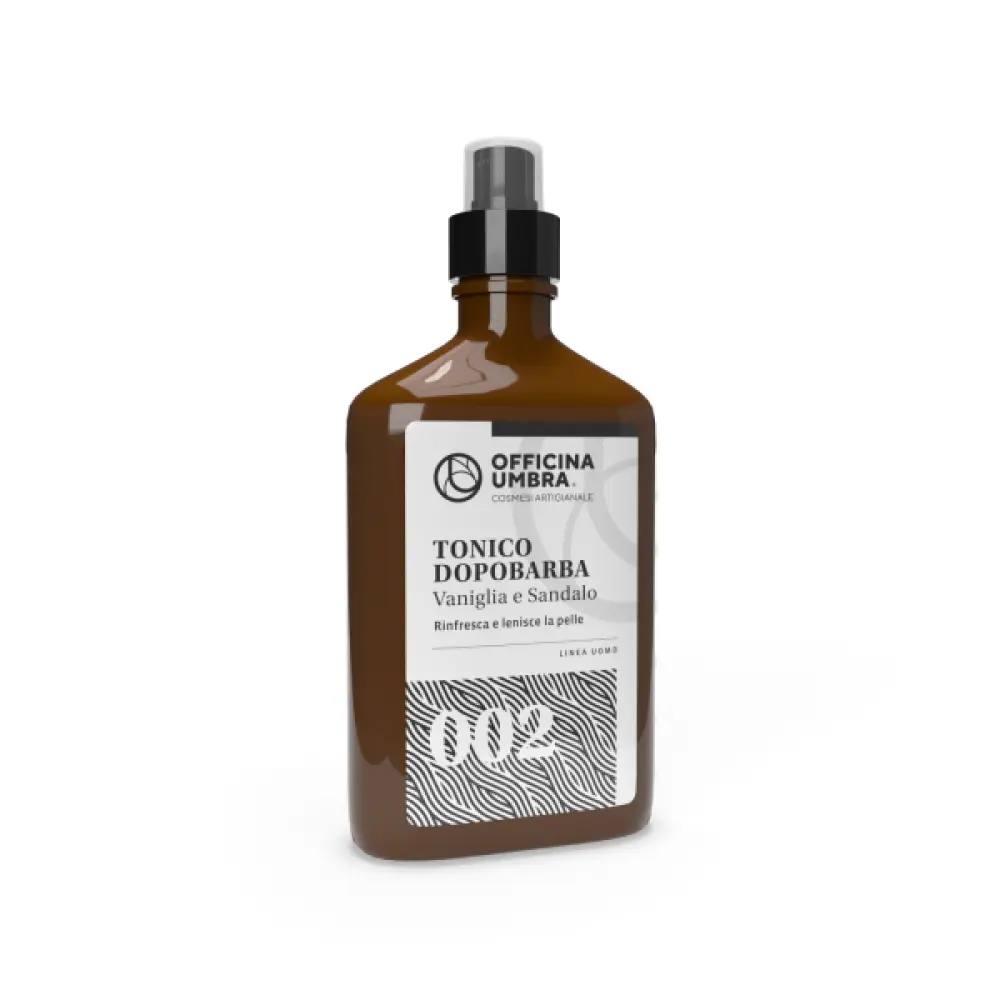 Lotion Dopobarba Rinfrescante alla Vaniglia e al Sandalo Lotion Dopobarba Rinfrescante alla Vaniglia e al Sandalo