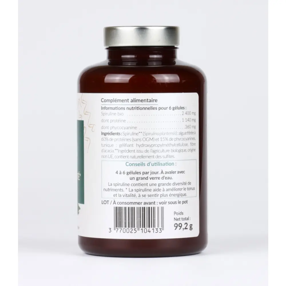 Spiruline_Bio_Santerra_Composition_Phycocyanine