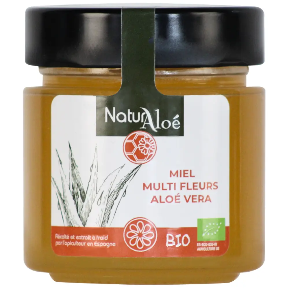 Miel de fleurs Albaida et Aloe Vera Miel de fleurs Albaida et Aloe Vera