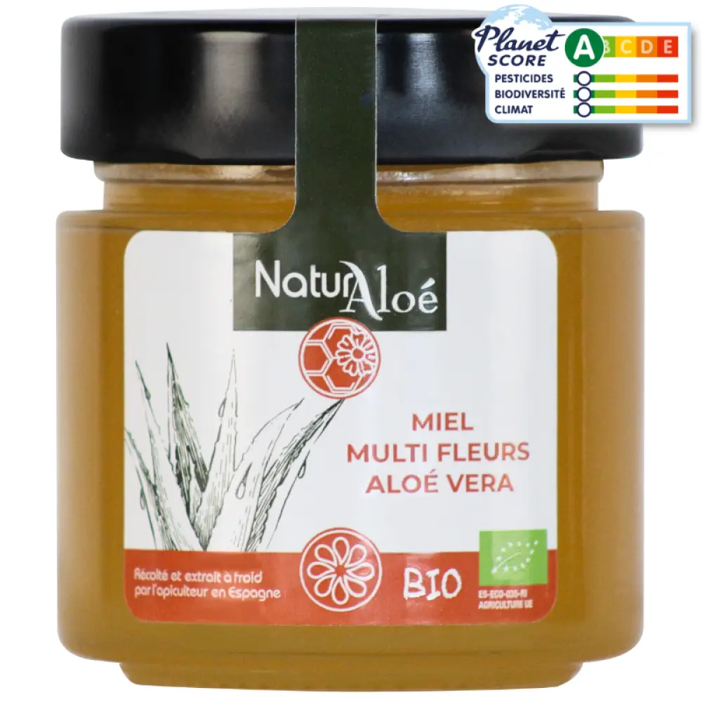 Miel de fleurs Albaida et Aloe Vera Miel de fleurs Albaida et Aloe Vera