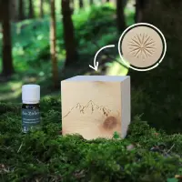 Alpen Zirbenwürfel Set mit BIO Zirbenöl Alpen Zirbenwürfel Set mit BIO Zirbenöl