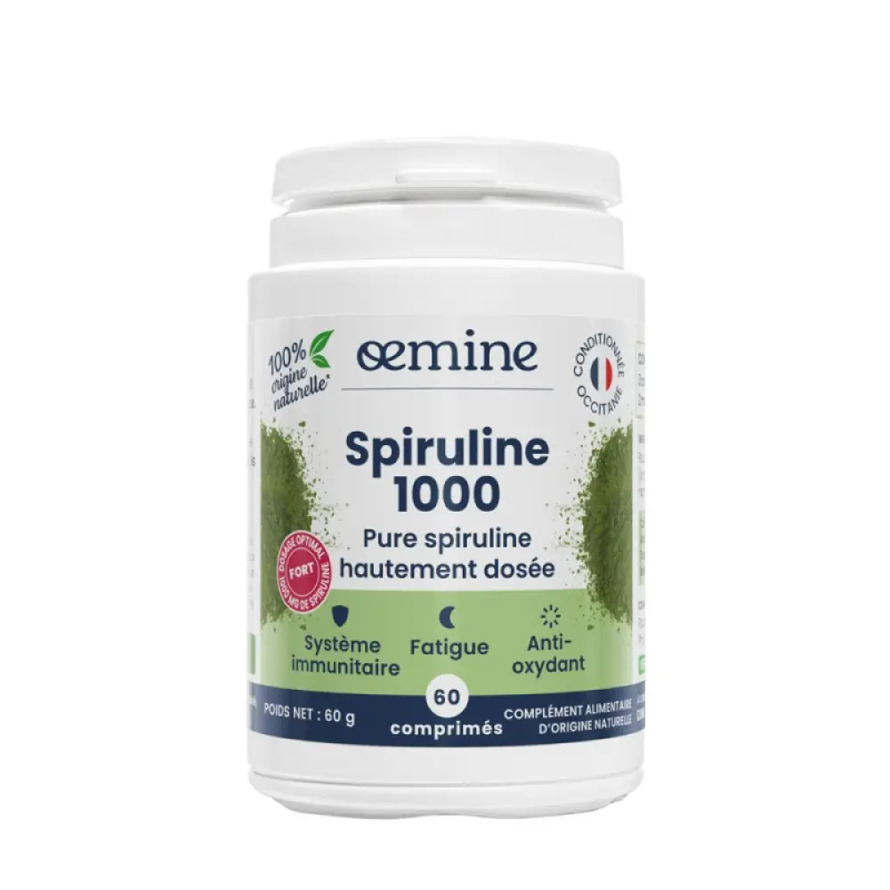 spiruline-1000-oemine-60-comprimés