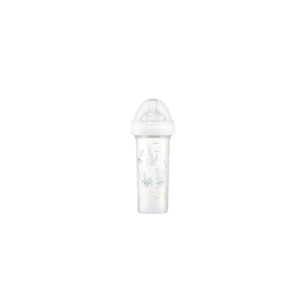 Biberon S 210 ml - Lapins vert d'eau by Stella McCartney Kids Biberon S 210 ml - Lapins vert d'eau by Stella McCartney Kids
