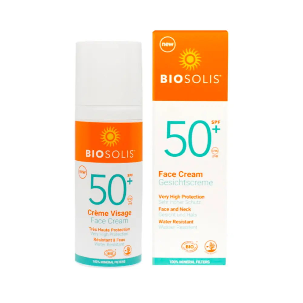 Crème Solaire Visage SPF50+