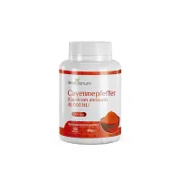 VitaSanum®- Cayennepfeffer (Capsicum annuum) 40 000 HU 300 mg 100 Kapseln VitaSanum®- Cayennepfeffer (Capsicum annuum) 40 000 HU 300 mg 100 Kapseln