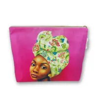 Mzansi-Trading-African-Woman-Collection-iTHOMBI-Waschtasche-aus-Canvas-Whimsical-Collection