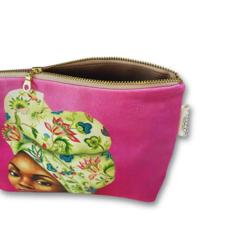 Mzansi-Trading-African-Woman-Collection-iThombi-Waschtasche-aus-Baumwolle-Canvas-Vanity-Bag-Whimsical-Collection-Offen-Seite