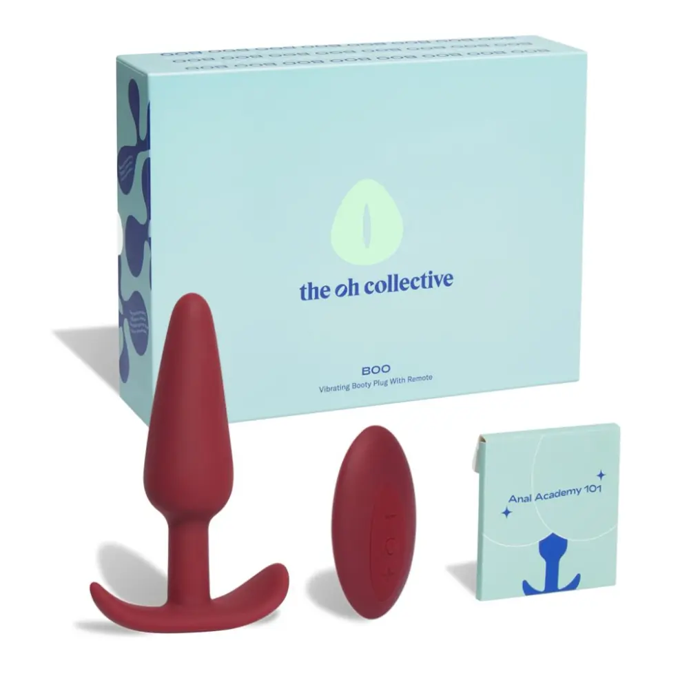 Boo Anal Butt Plug Vibrator with Remote 1