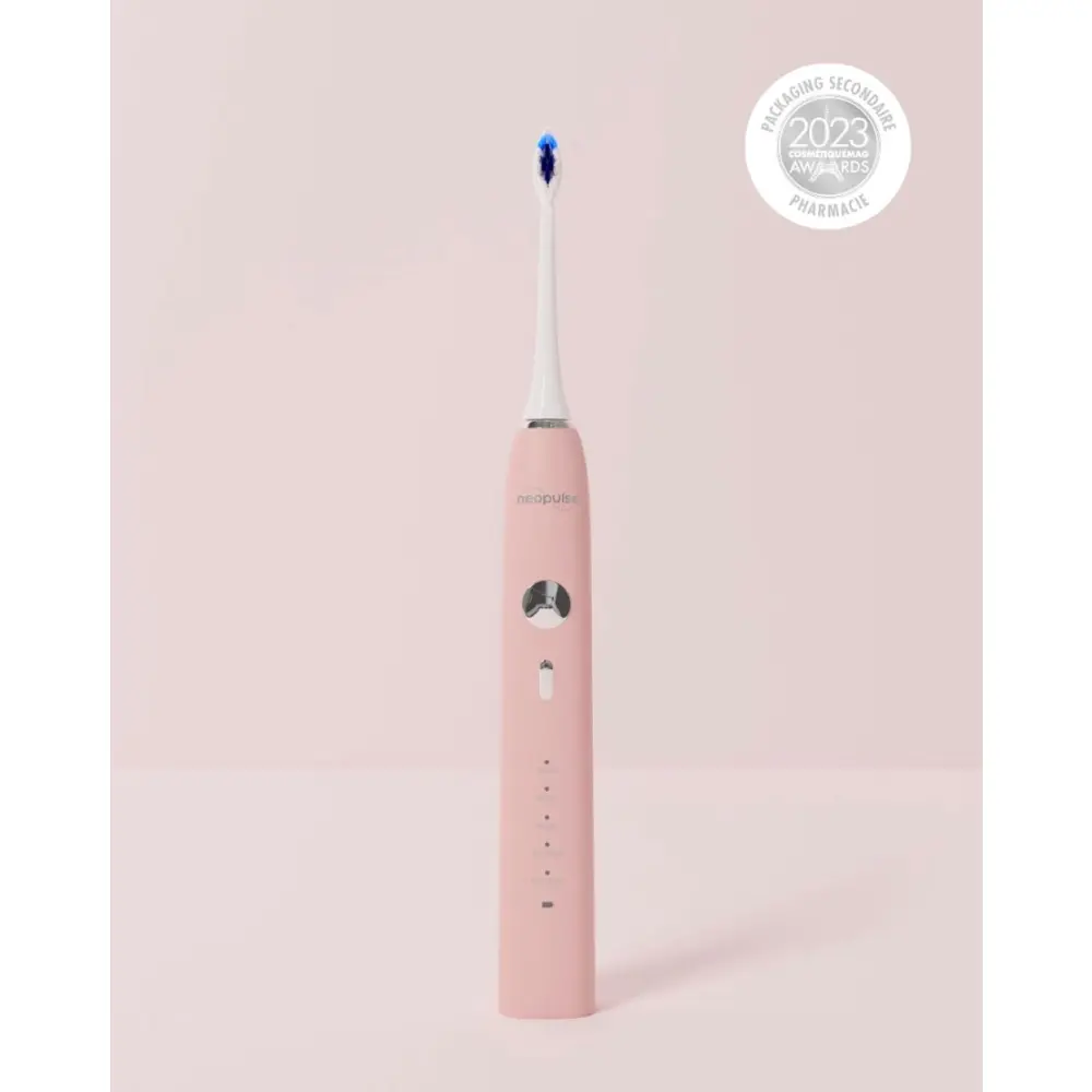 Brosse-à-dents-électrique-NEOSONIC-rose-NEOPULSE-logo-award