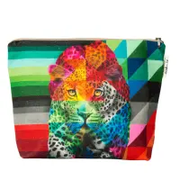 Waschtasche-Kulturbeutel-Sudafrika-handgefertigt-Colour-Leopard-1
