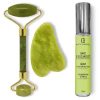 Roll-On & Gua Sha en jade + Sérum à la bave d'escargot Roll-On & Gua Sha en jade + Sérum à la bave d'escargot