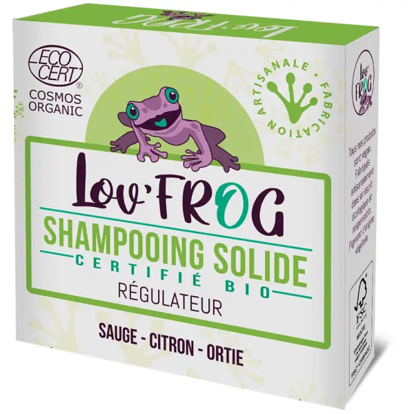 Shampooing solide artisanal - Régulateur - Certifié Bio