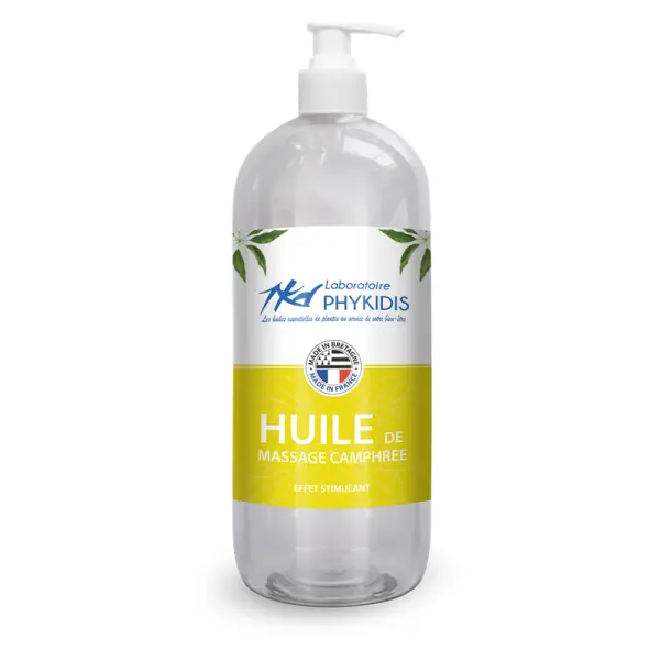 Huile de massage camphrée - 1000 ml