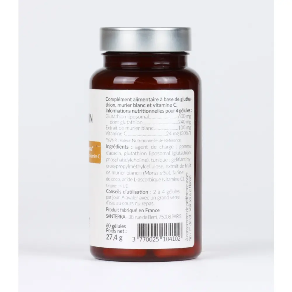 Glutathion_Liposomal_Santerra_Composition_Murier_Blanc