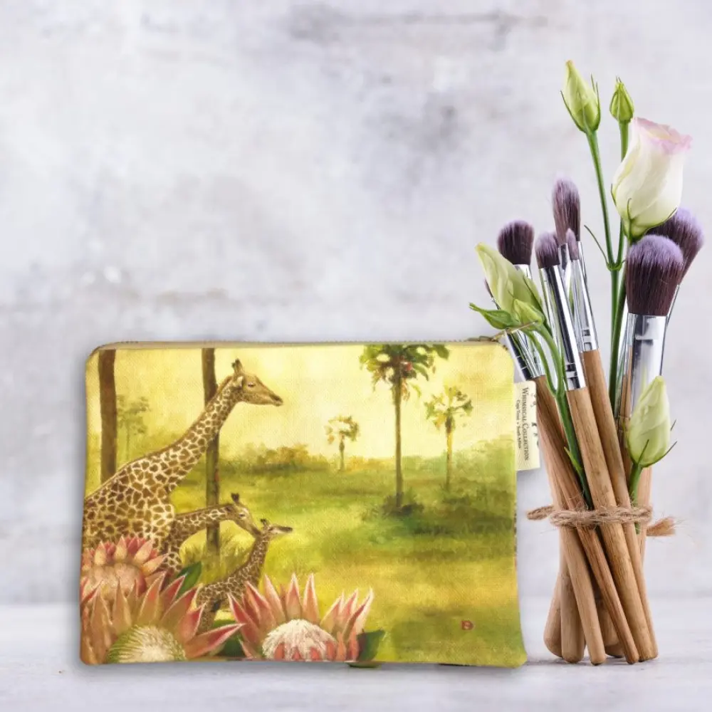Mzansi-Trading-Kosmetiktasche-SPIRIT-GIRAFFE-Makep-Tasche-Whimsical-Collection-1