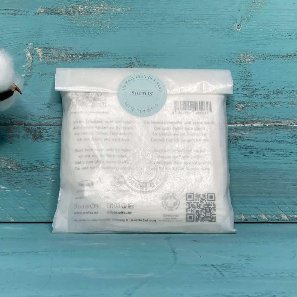 Schulkind7weisseStoffOSinPergamintueteVerpackungsdesignRueck