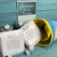 SchulkindHANDDRUCK7StoffOS_HANDDRUCK_VornameindividualisiertinPergamintuetemitSchultuete