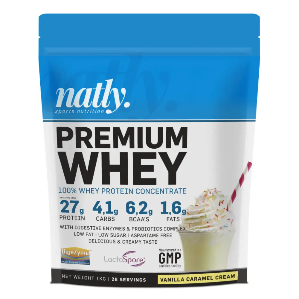 PREMIUM WHEY 1 KG VANILLA CARAMEL CREAM