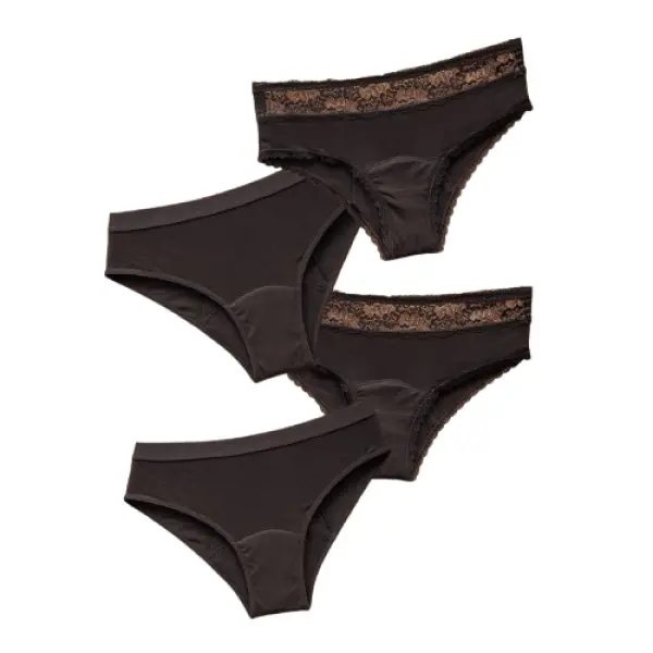 Weekly -  4 Culottes Menstruelles - Flux Abondant - L