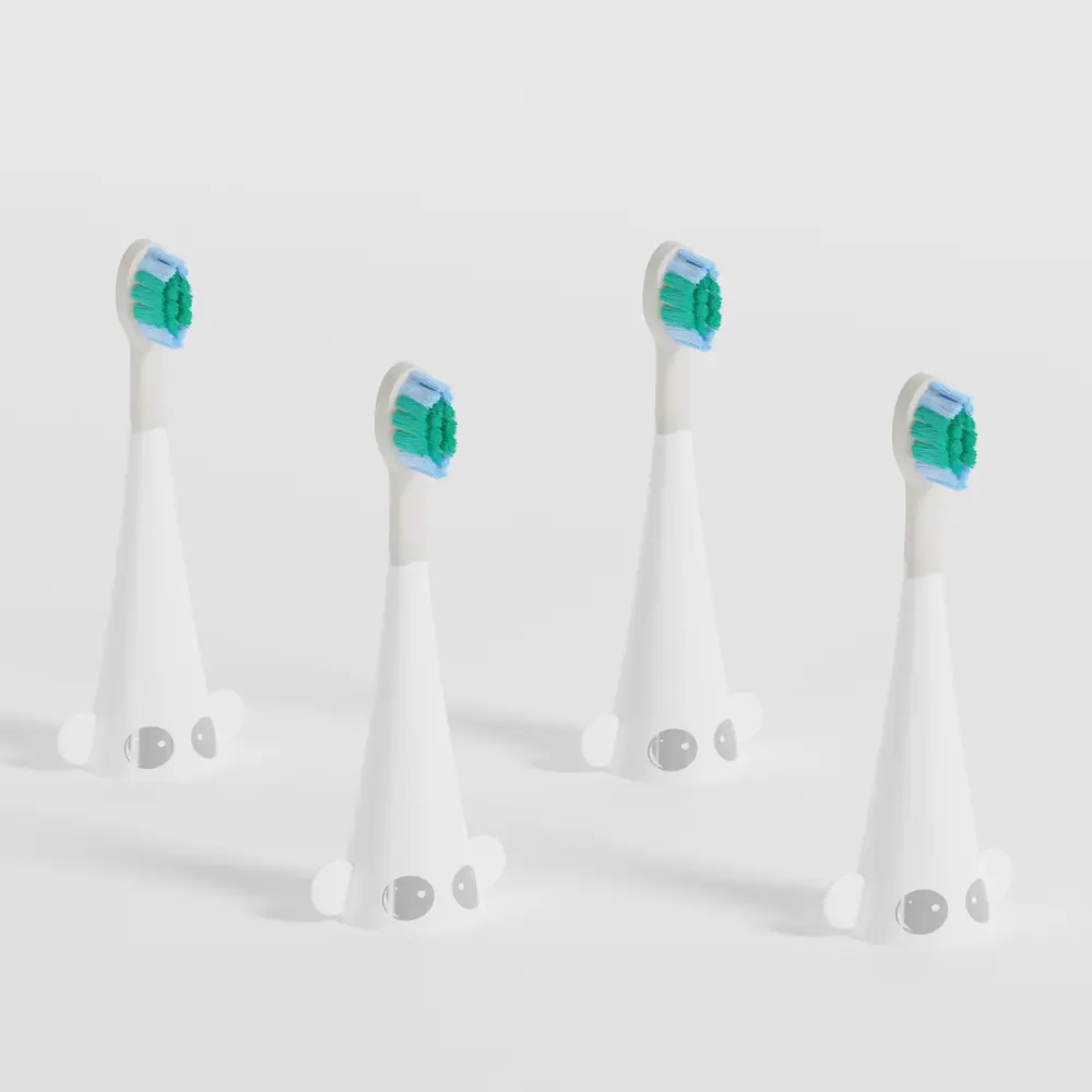 4 têtes de brosse enfants NEOKIDS