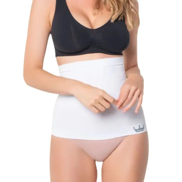 Amélie - Ceinture Ventre Plat - Blanc - S/M