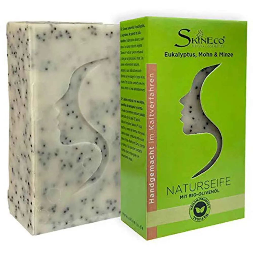 01-Skineco-Naturseife-Eukaliptus-Minze-Mohn