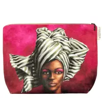 Waschtasche-Kulturbeutel-Sudafrika-handmade-African-Woman-Imaan-Magenta-1-1