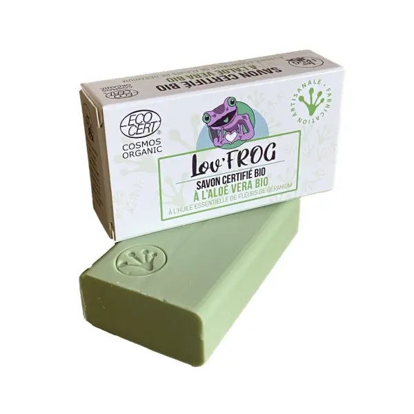 Savon artisanal à l'Aloe Vera - Certifié Bio