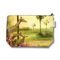 Mzansi-Trading-SPIRIT-GIRAFFE-Waschtasche-Whimsical-Collection-CANVAS-TASCHE-Front